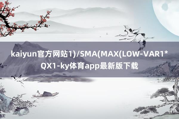 kaiyun官方网站1)/SMA(MAX(LOW-VAR1*QX1-ky体育app最新版下载